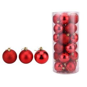 Diona J Christmas WineRed Tree Ball Bling Sparkle ORNAMENT WREATH 4cm Decoration